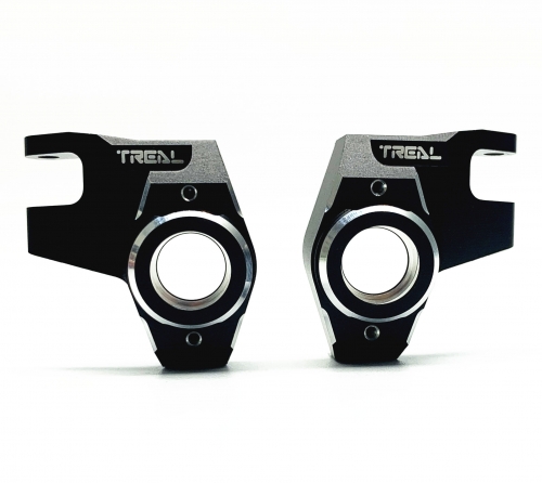 Treal Aluminum 7075 Front Steering Knuckles for SCX10 III Ford Bronco/Jeep CJ-7 Front Straight Axle