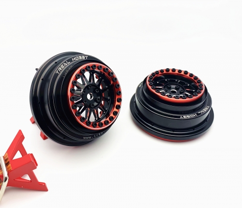 Treal UDR Wheels (2) Aluminum Beadlock Wheels for Traxxas UDR-V1-Fitting Stock Tires