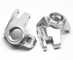 TREAL SCX6 Steering Knuckles L/R Front Hubs CNC Machined Aluminum 7075 for Axial SCX6 AR90 Upgrades