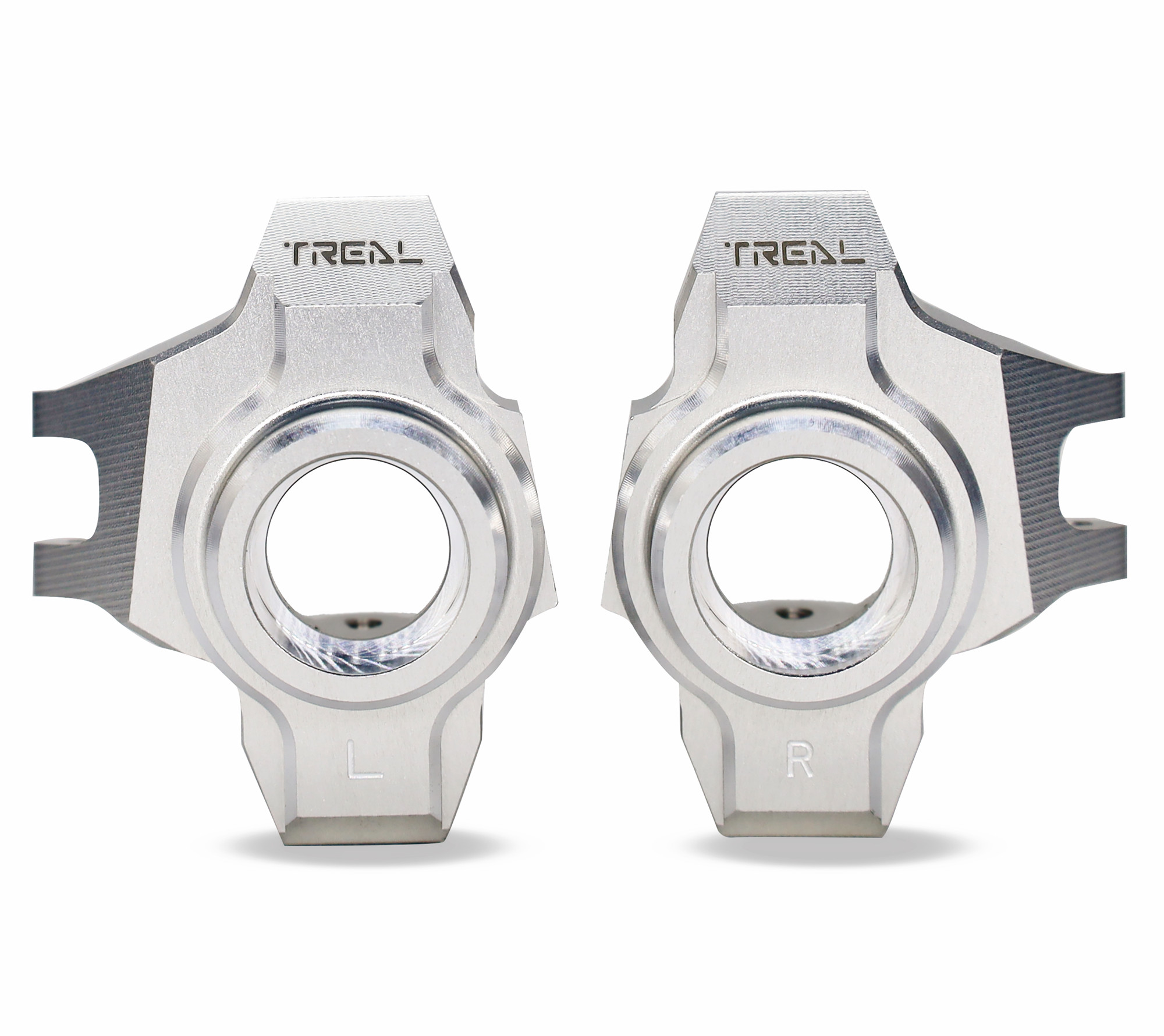 Treal Aluminum 7075 Front Steering Knuckles for Axial RBX10 Ryft