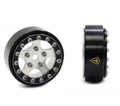 Treal 1.0 Beadlock Wheels(4P-Set) for Axial SCX24 with Brass Rings Weighted 22.4g-B Type