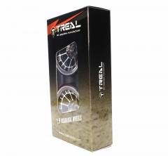 TREAL 1.9 Wheels Beadlock Wheel Rims(2) for 1:10 RC Crawler Trucks Type A