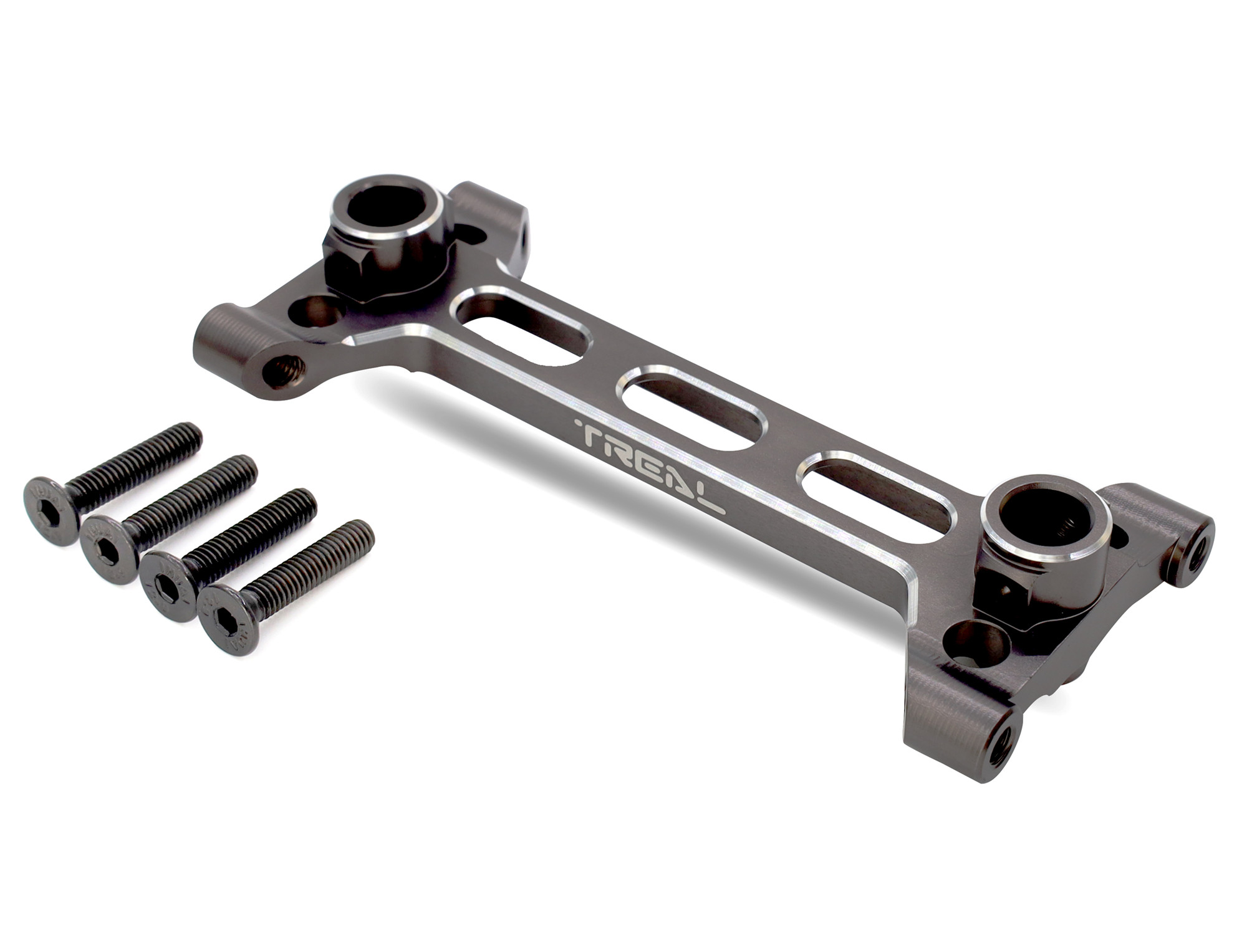 TREAL Aluminum 7075 SCX6 Rear Chassis/Shock Tower Brace, Rr Chass Shock ...