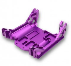 TREAL Ryft Chassis Skid Plate Aluminum 7075 CNC Machined, Center Skid Board for Axial Ryft RBX10