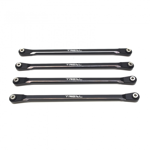 TREAL SCX6 Lower Links Set (4) Aluminum 7075 Rod Links Replacements for Axial SCX6