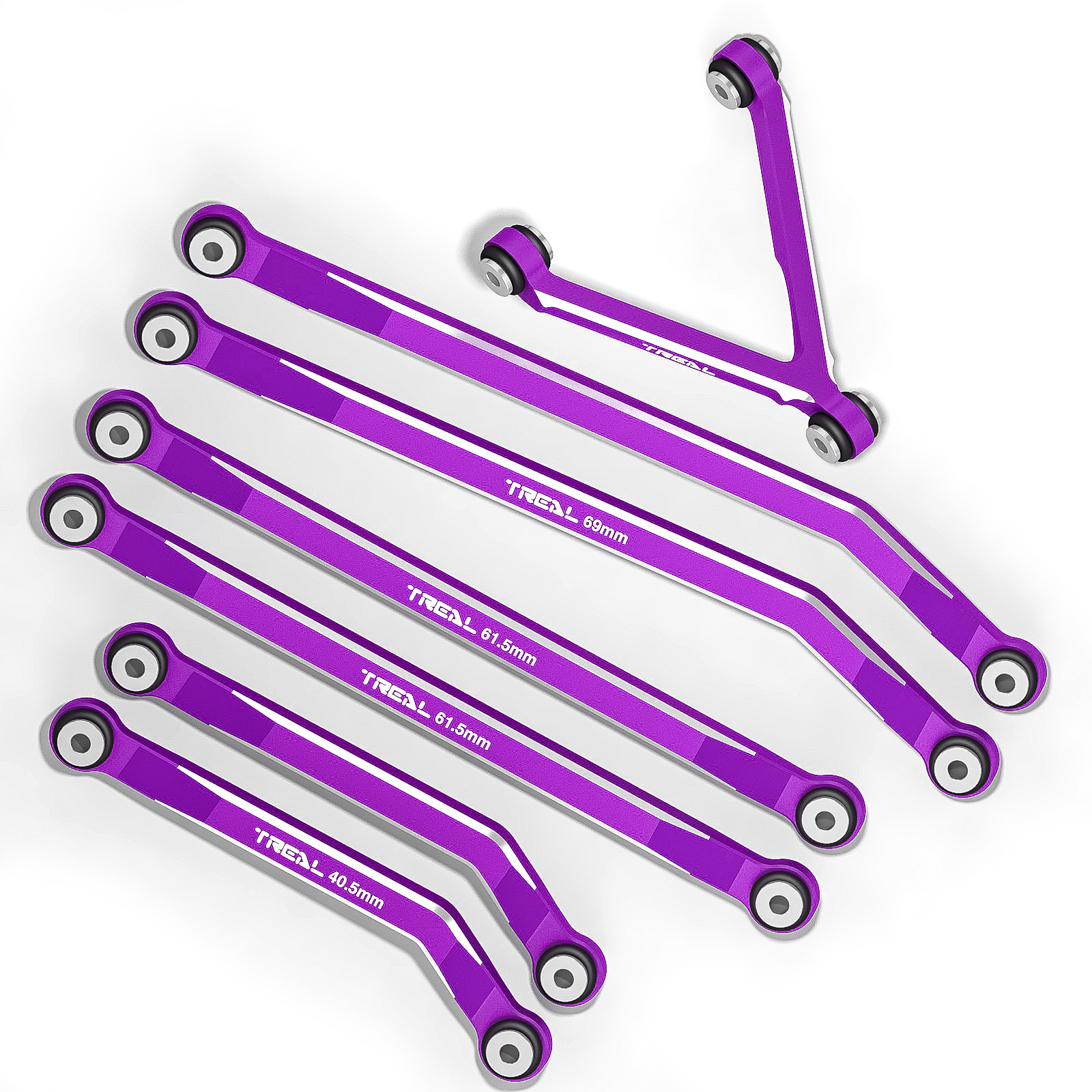 Treal Aluminum 7075 Links Set (4P) for SCX24 Deadbolt