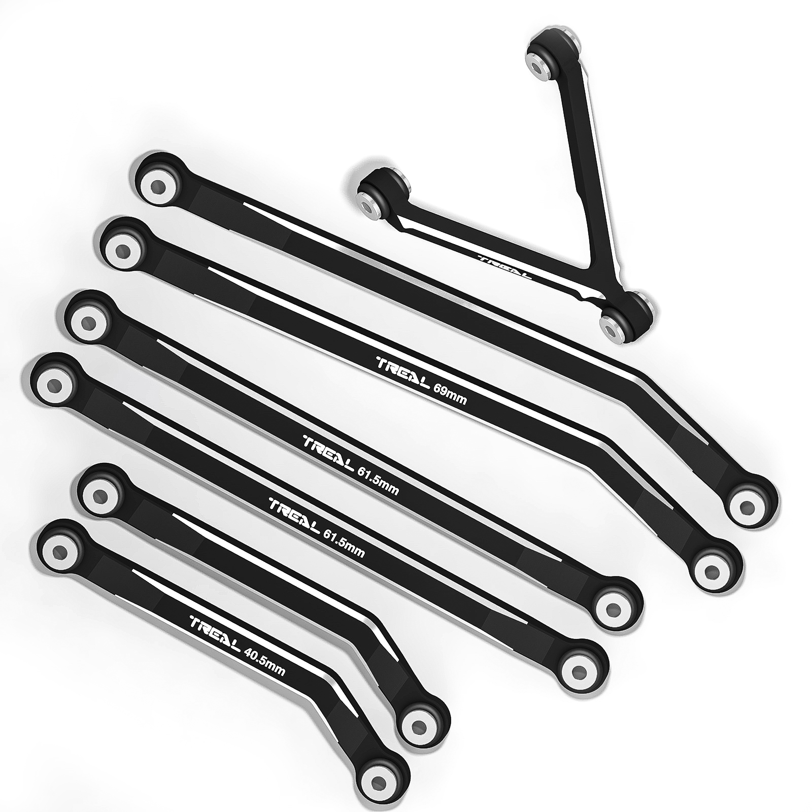 Treal Aluminum 7075 Links Set (4P) for SCX24 Deadbolt