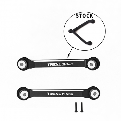 TREAL SCX24 Upper 2 links （4 Links Conversion）29.5mm Alu#7075 for Axial SCX24 Deadbolt Betty 1/24 Scale Trucks