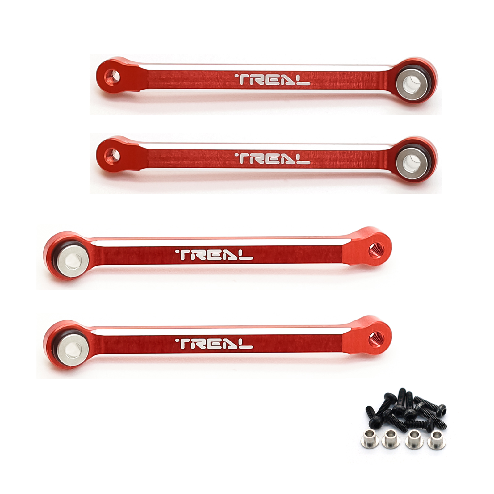 TREAL FCX24 Upper Links Set (4pcs) Aluminum 7075 Upper Chassis 4