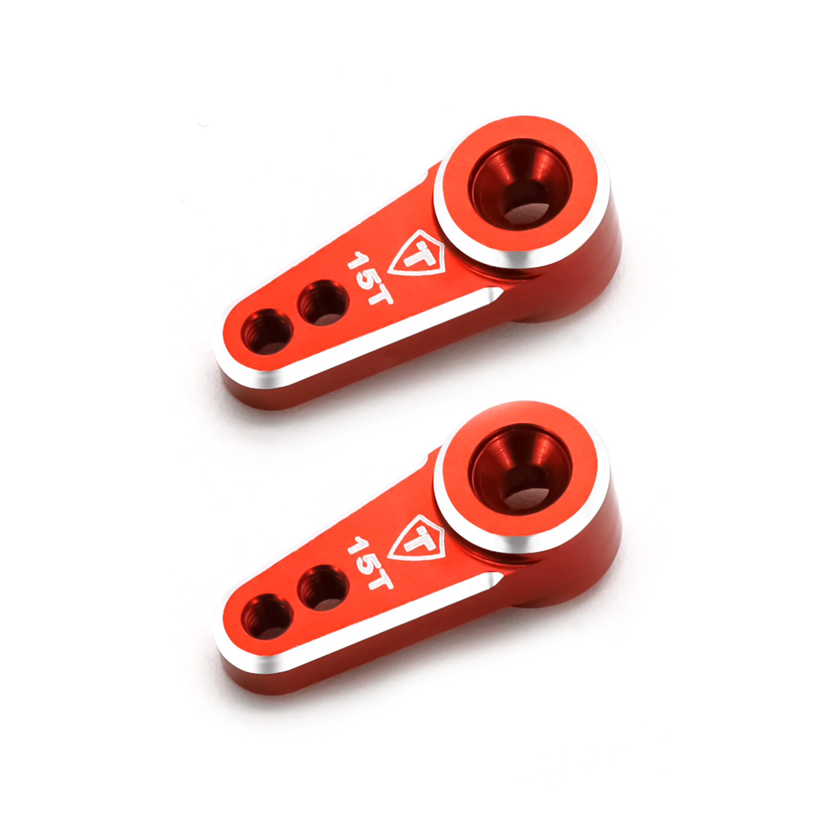 TREAL FCX24 Servo Horn 15T, Aluminum 7075 Servo Arm (2P) Compatible