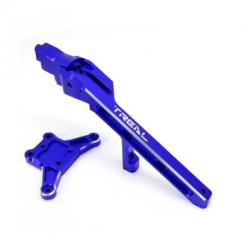 レザエルSRデッキパーツ TREAL Aluminum 7075 Front Chassis Brace Set for 1/8 Sledge