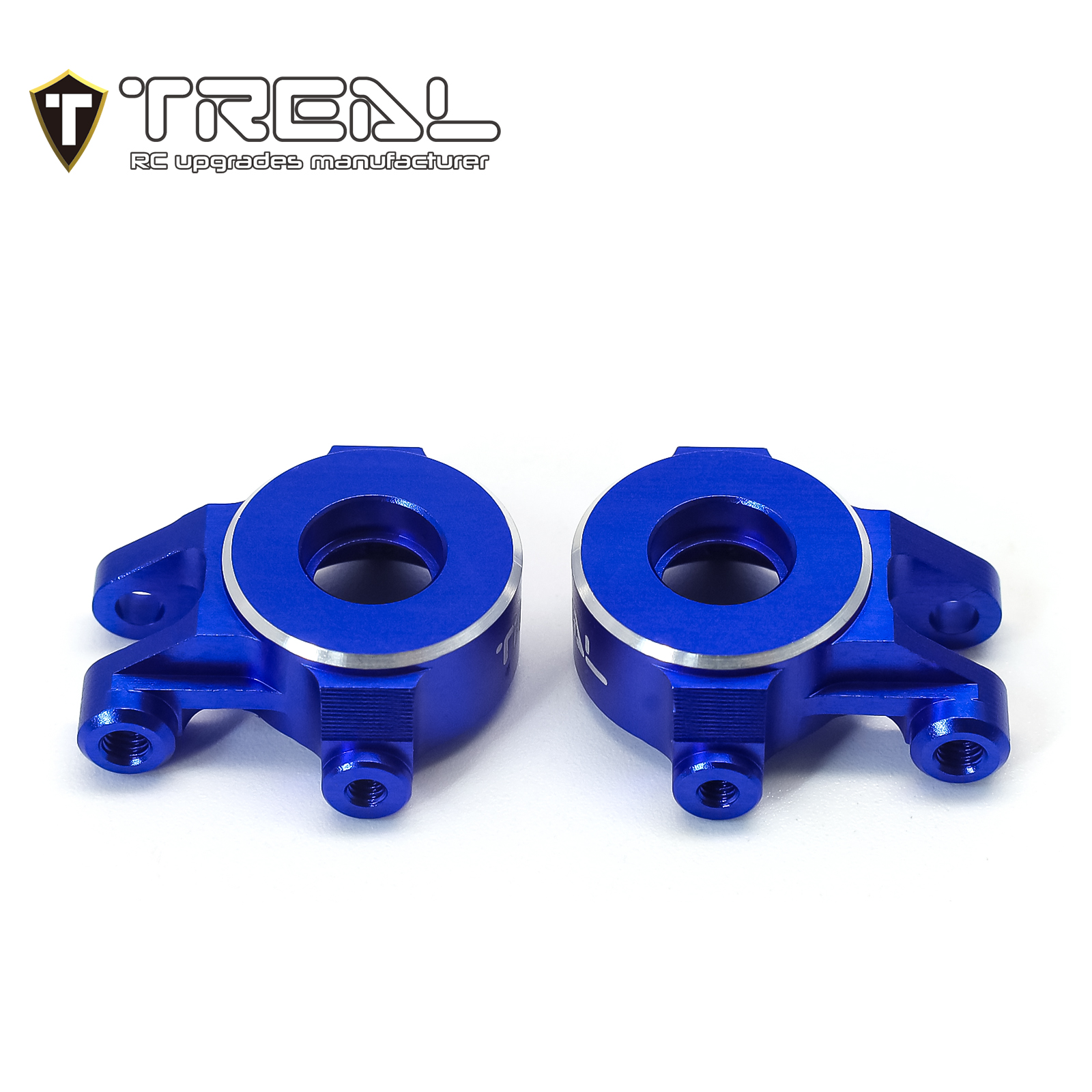 TREAL Aluminum 7075 Front Steering Knuckles Set (2P) L&R CNC Machined