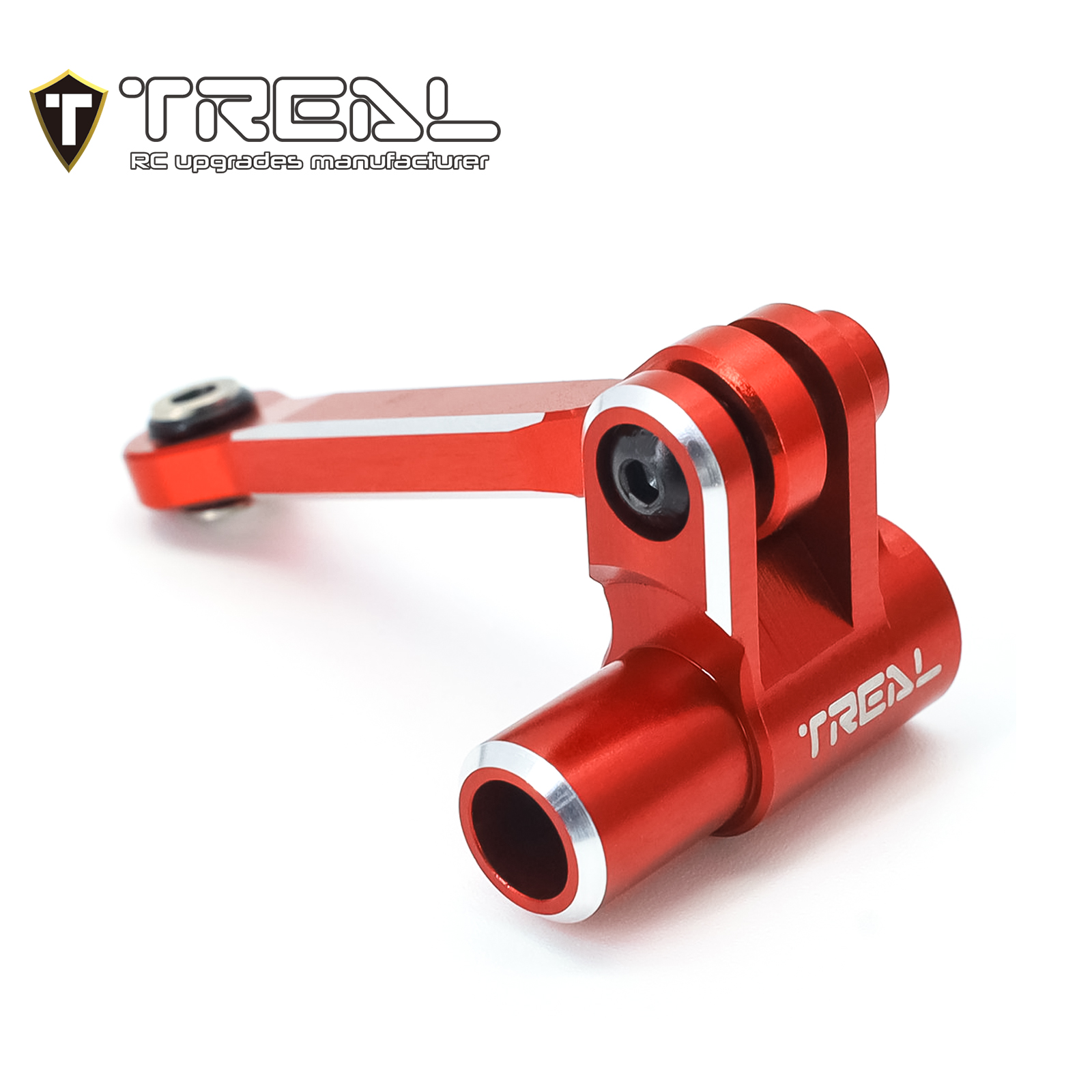 TREAL Aluminum 7075 Servo Horn 25T & Steering link for XMAXX