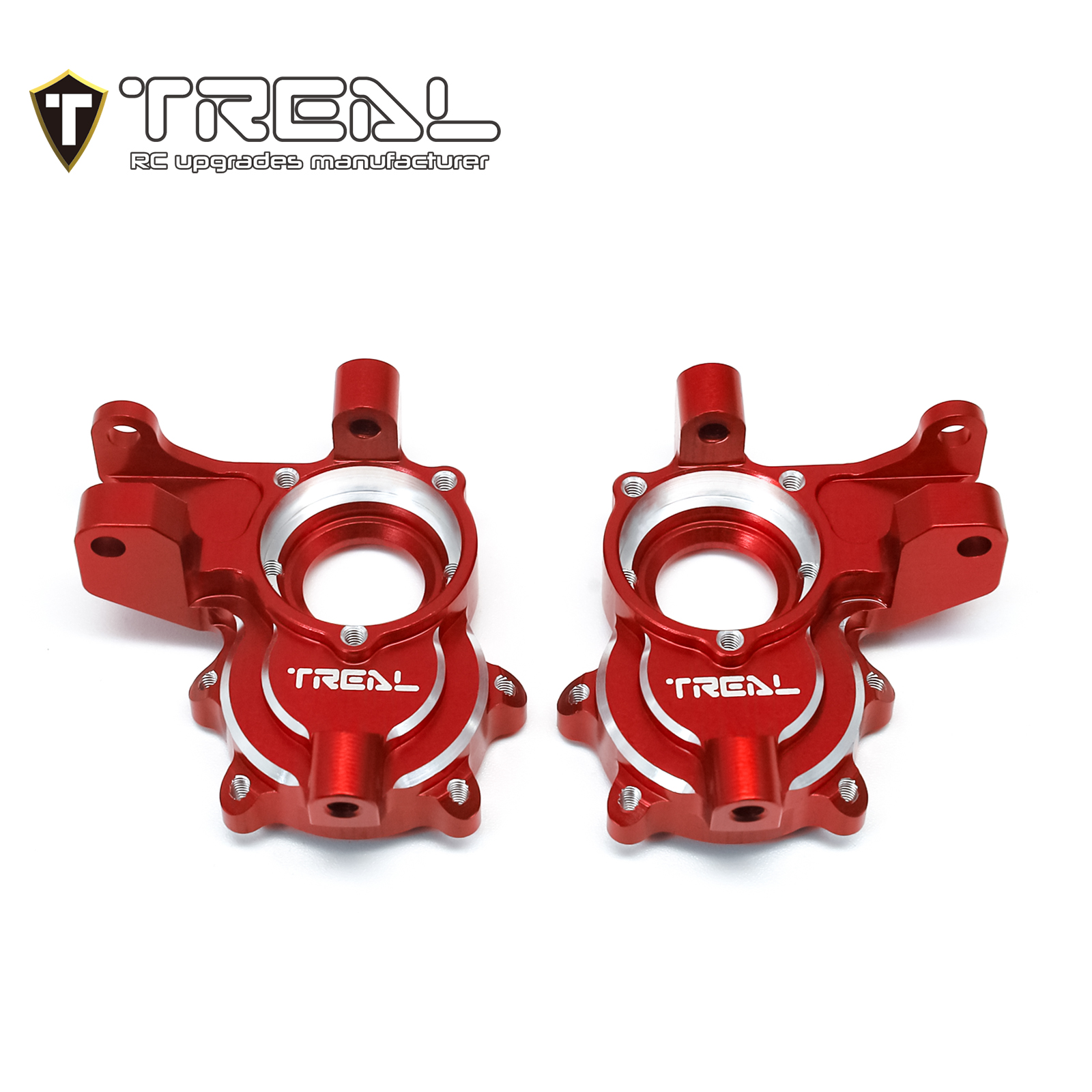 TREAL Aluminum 7075 Front Steering Knuckles,Inner Portal Covers