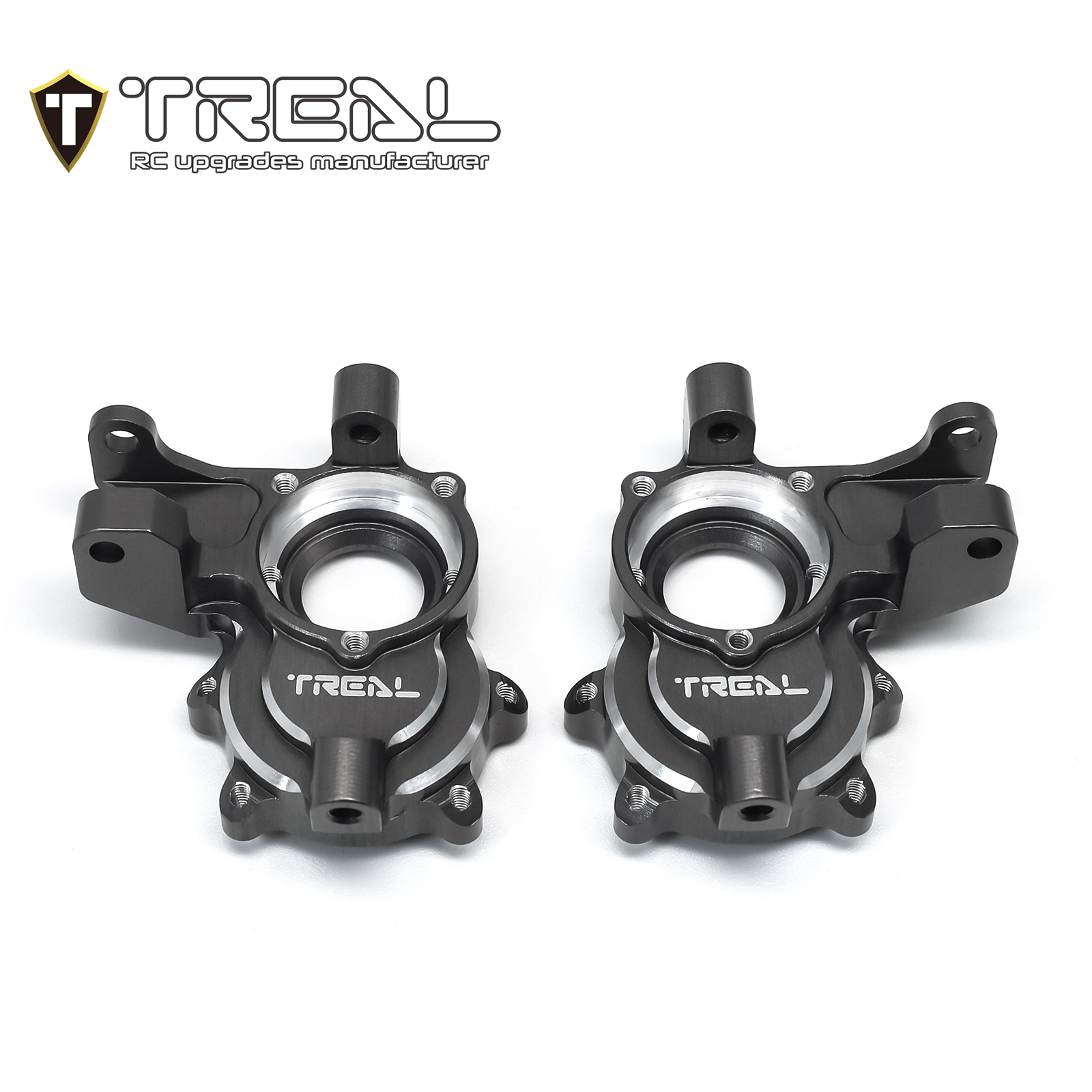 TREAL Aluminum 7075 Front Steering Knuckles,Inner Portal Covers