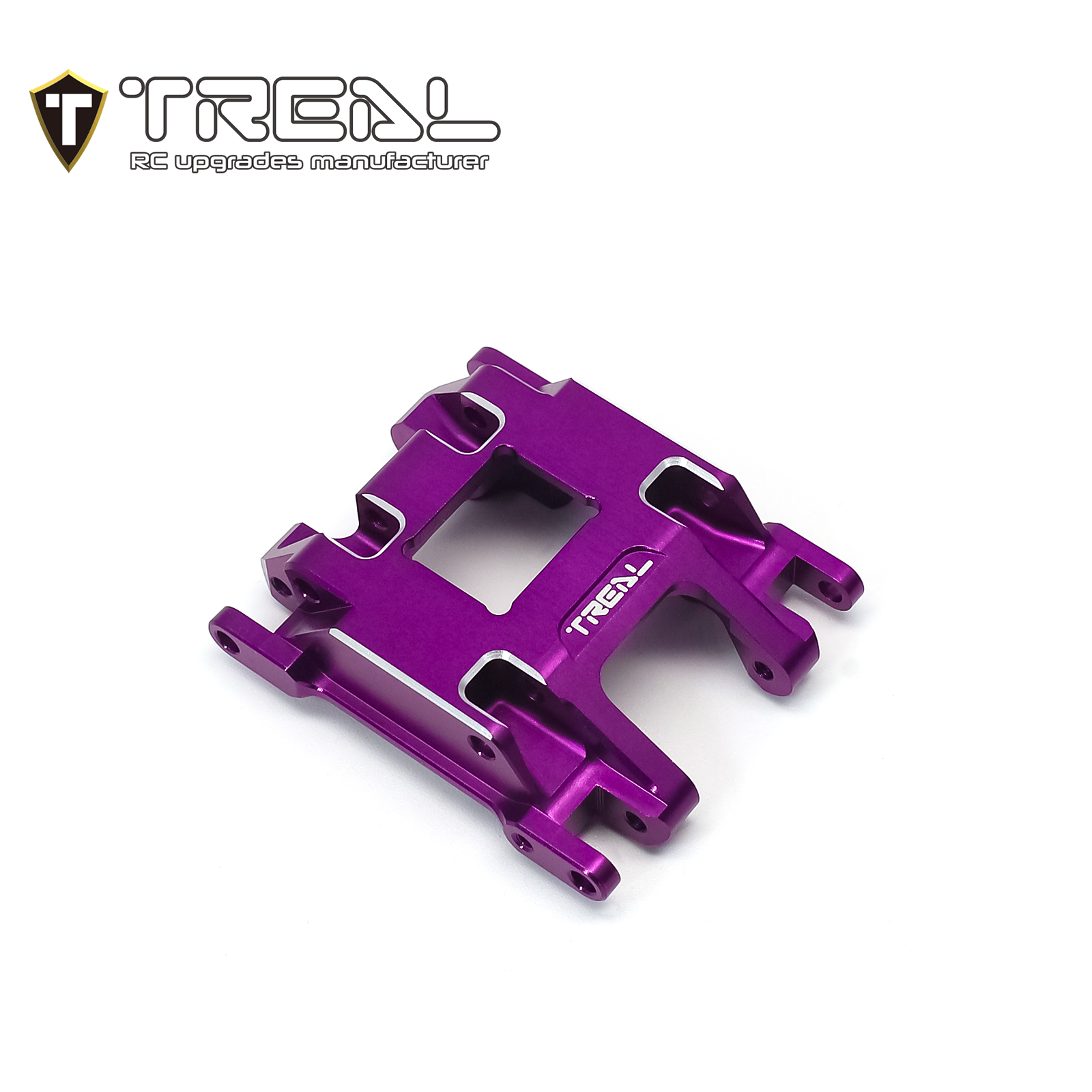TREAL Aluminum 7075 Center Skid Plate CNC Machined Upgrdes for 1