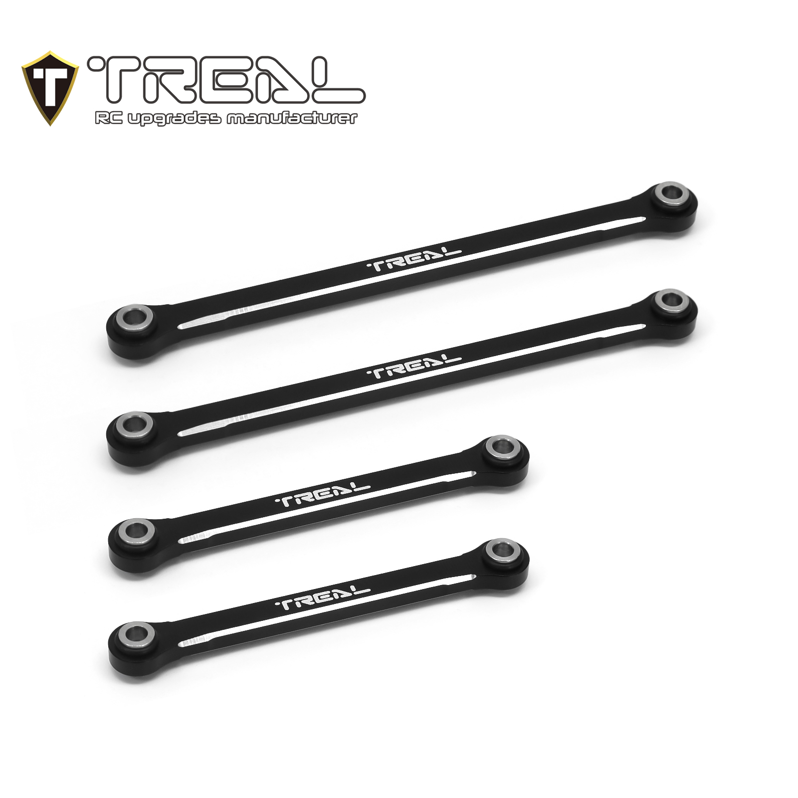 TREAL TRX4M Upper Links Set (4pcs) Aluminum 7075 Upper Chassis 4