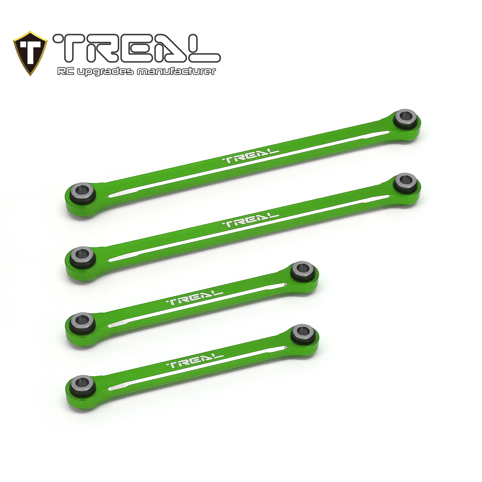 TREAL TRX4M Upper Links Set (4pcs) Aluminum 7075 Upper Chassis 4