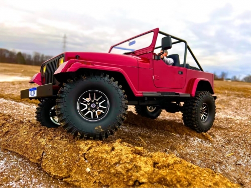 4 Stück 1,9 Zoll RC Beadlock Felgen - Gold Für Crawler SCX10 II, TRX4, D90