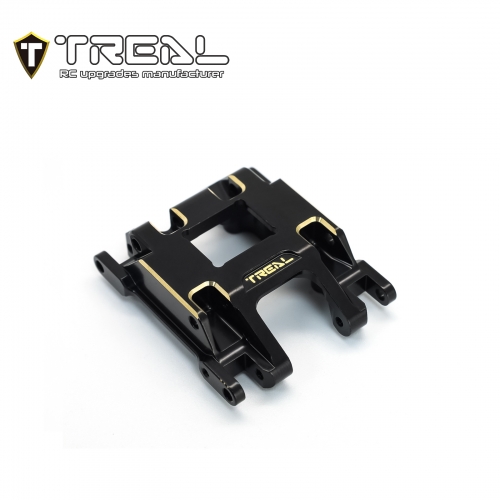 TREAL Brass Center Skid Plate CNC Machined Upgrdes for 1/18 TRX4M Defender Bronco K10 F150