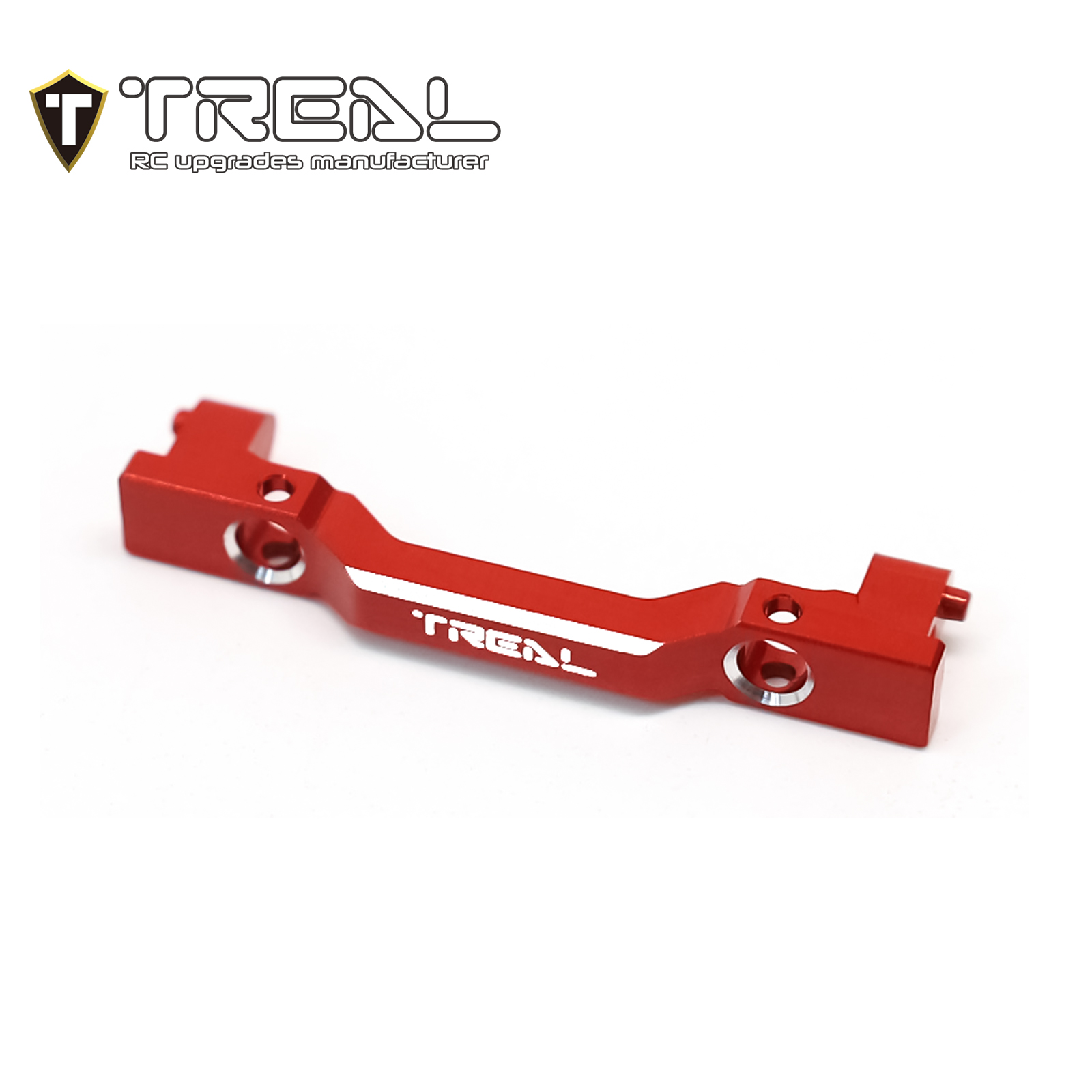 TREAL Aluminum 7075 Front Bumper Mount for Axial SCX24 Deadbolt