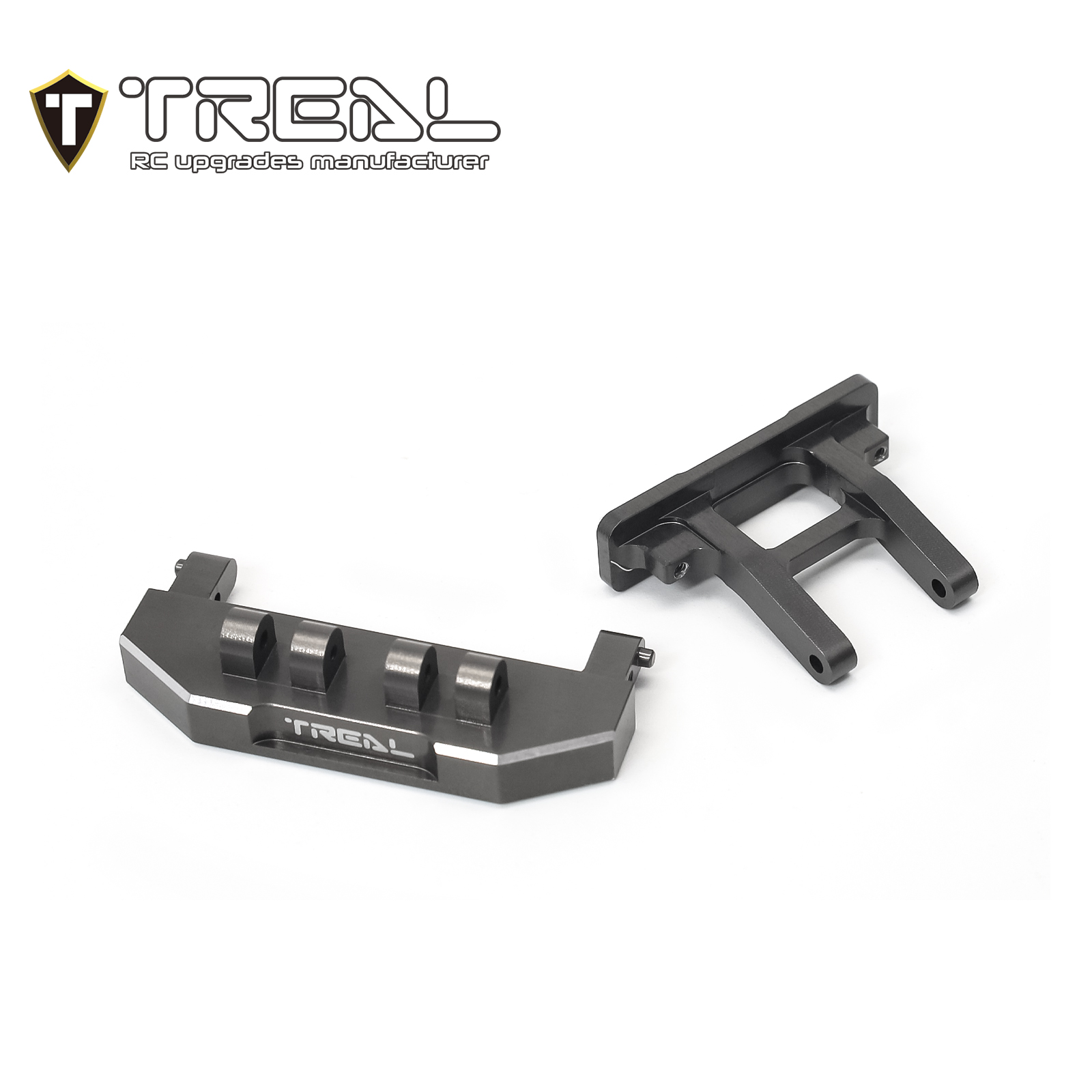 TREAL Aluminum 7075 Rear Bumper Mount for Axial SCX24 Deadbolt AXI90081