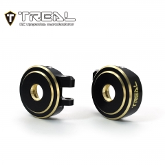TREAL Brass Front Steering Knuckles Set 18.6g/pc (2P) L&R Heavy