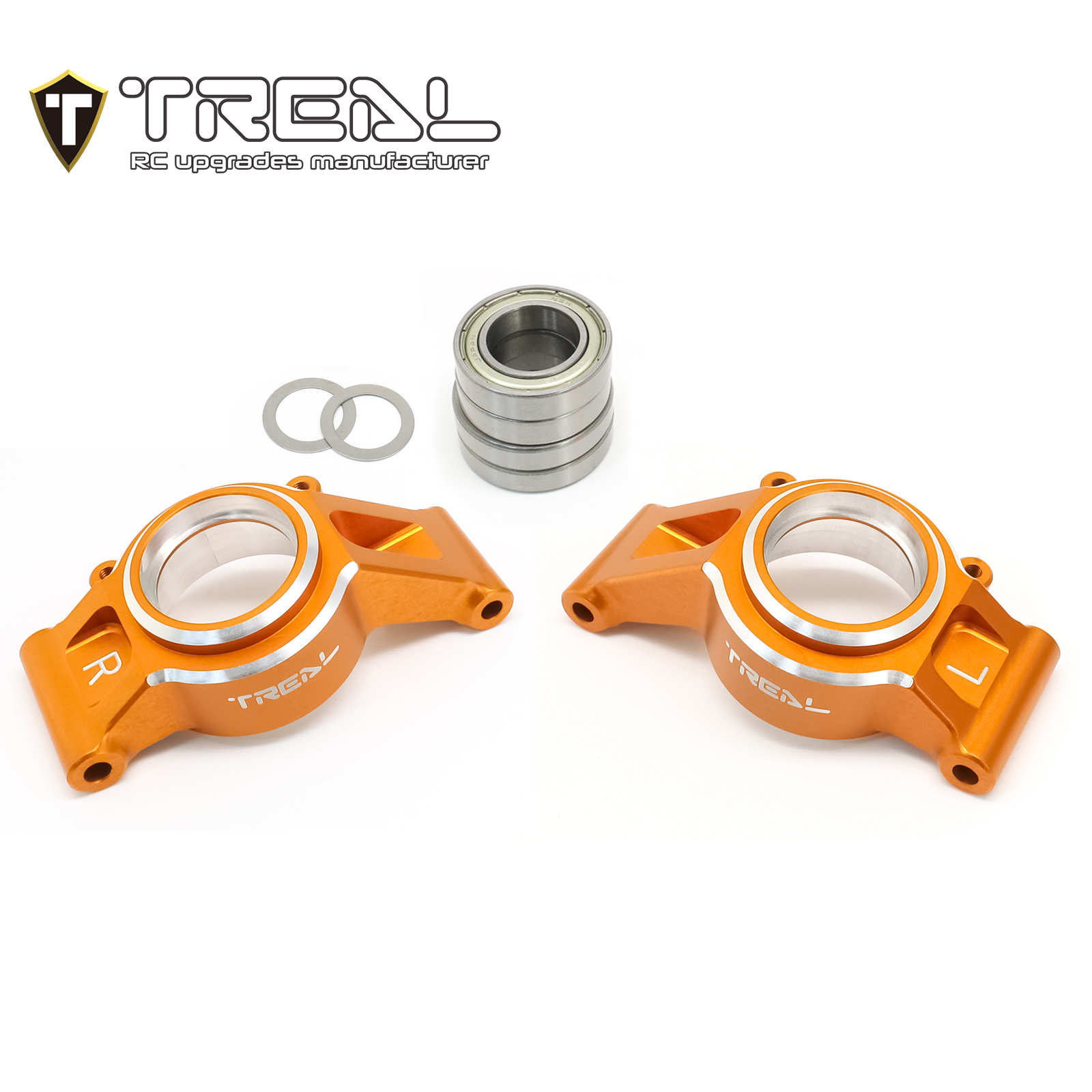 Treal Aluminum 7075 Rear hubs for XMaxx