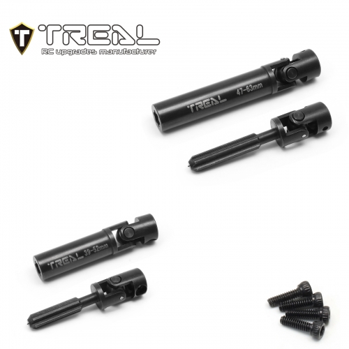 TREAL AX24 Driveshaft Set Harden Steel Metal Center Drive Shafts