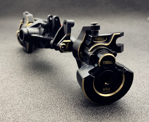 Treal TRX-4 Brass Heavy Weight Outer Portal Drive Housing 93g(2pcs)