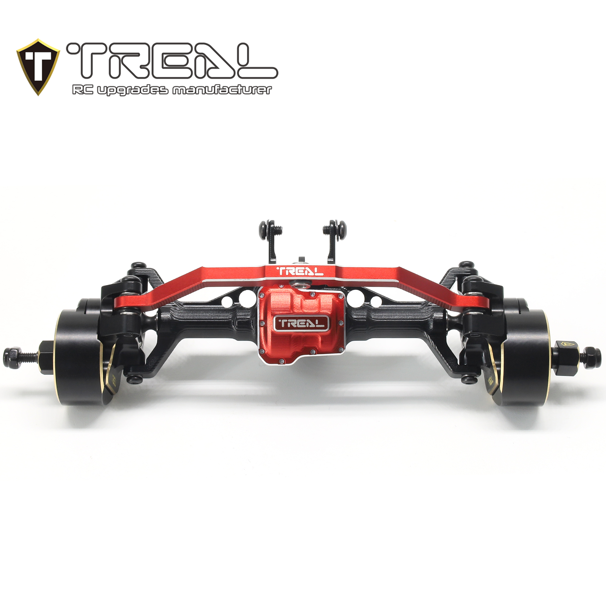 TREAL TRX4M Front Portal Axles Complete Kit CVD shaft Aluminum 7075 CNC ...