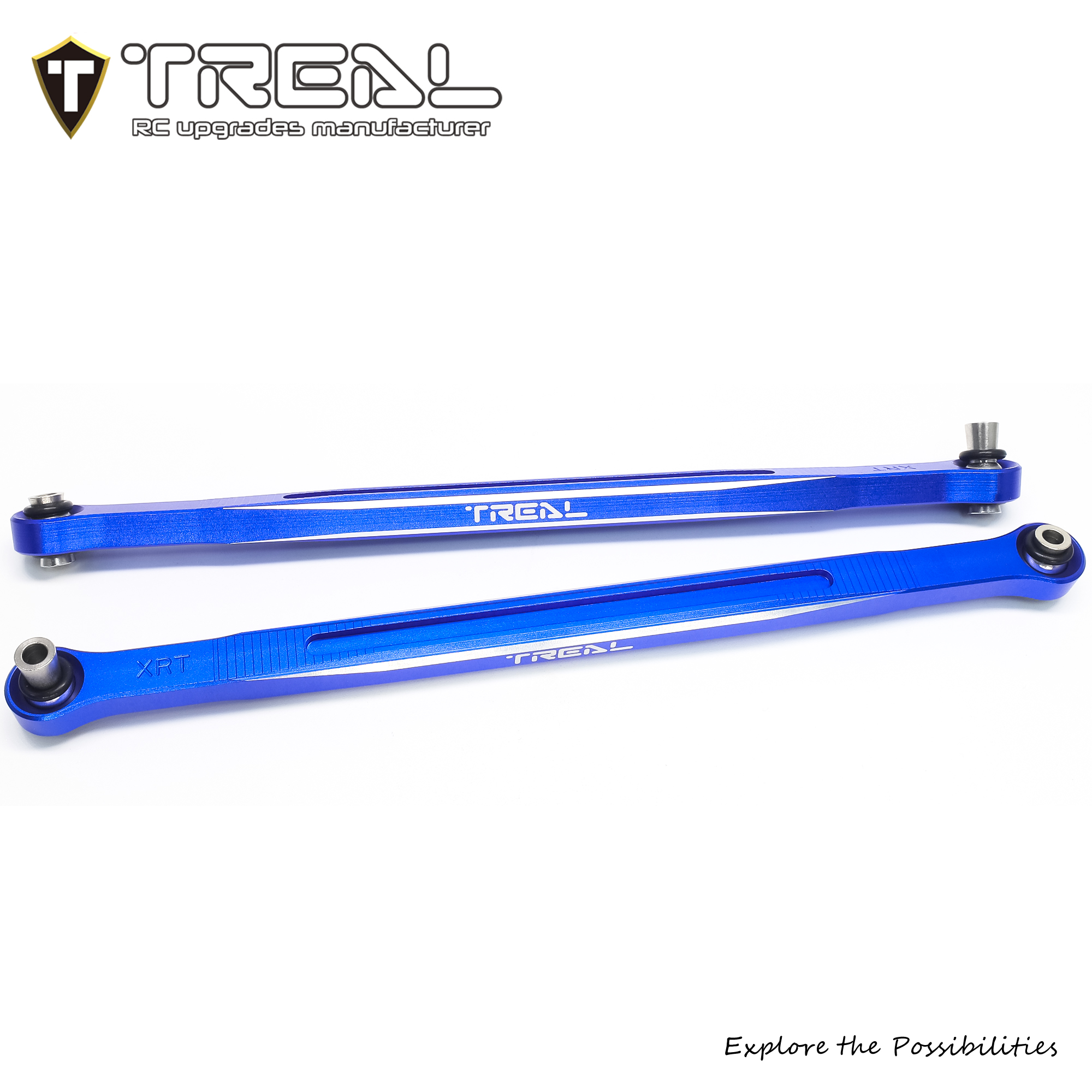 TREAL XRT Aluminum 7075 Steering Toe Links Upgrades Compatible