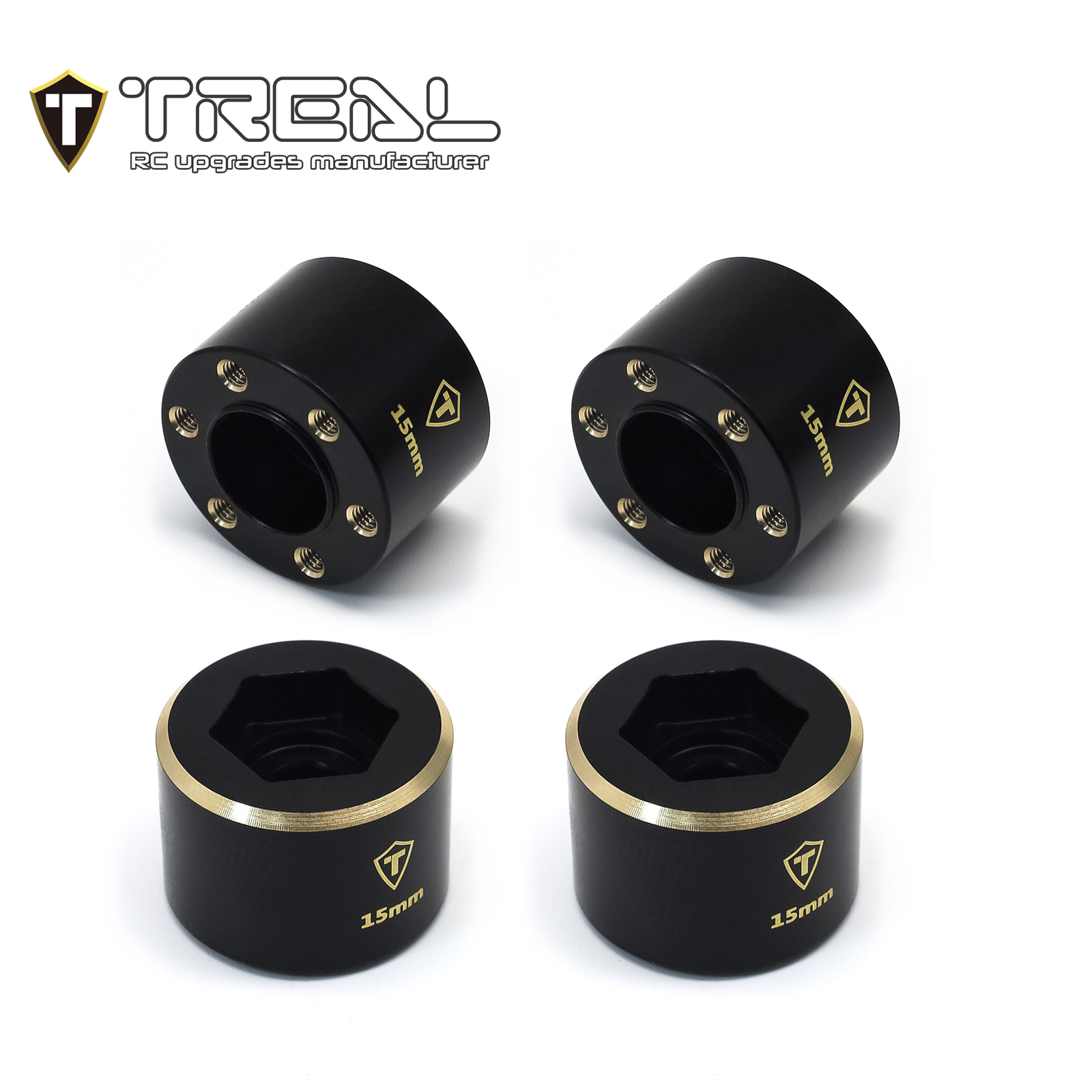 TREAL 1.9 Wheel Hubs Brass Weights 9mm/12mm/15mm/18mm Widen