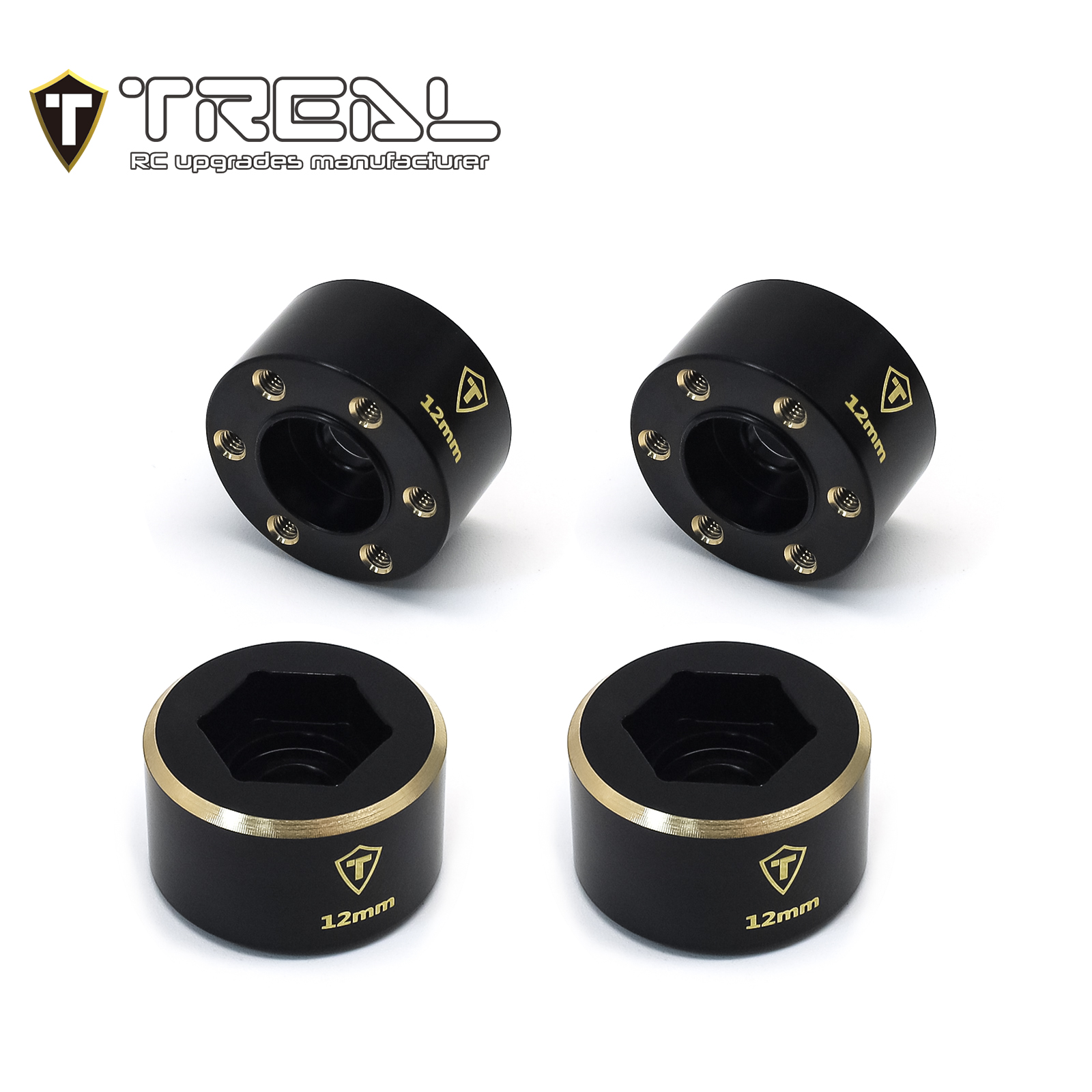 TREAL 1.9 Wheel Hubs Brass Weights 9mm/12mm/15mm/18mm Widen
