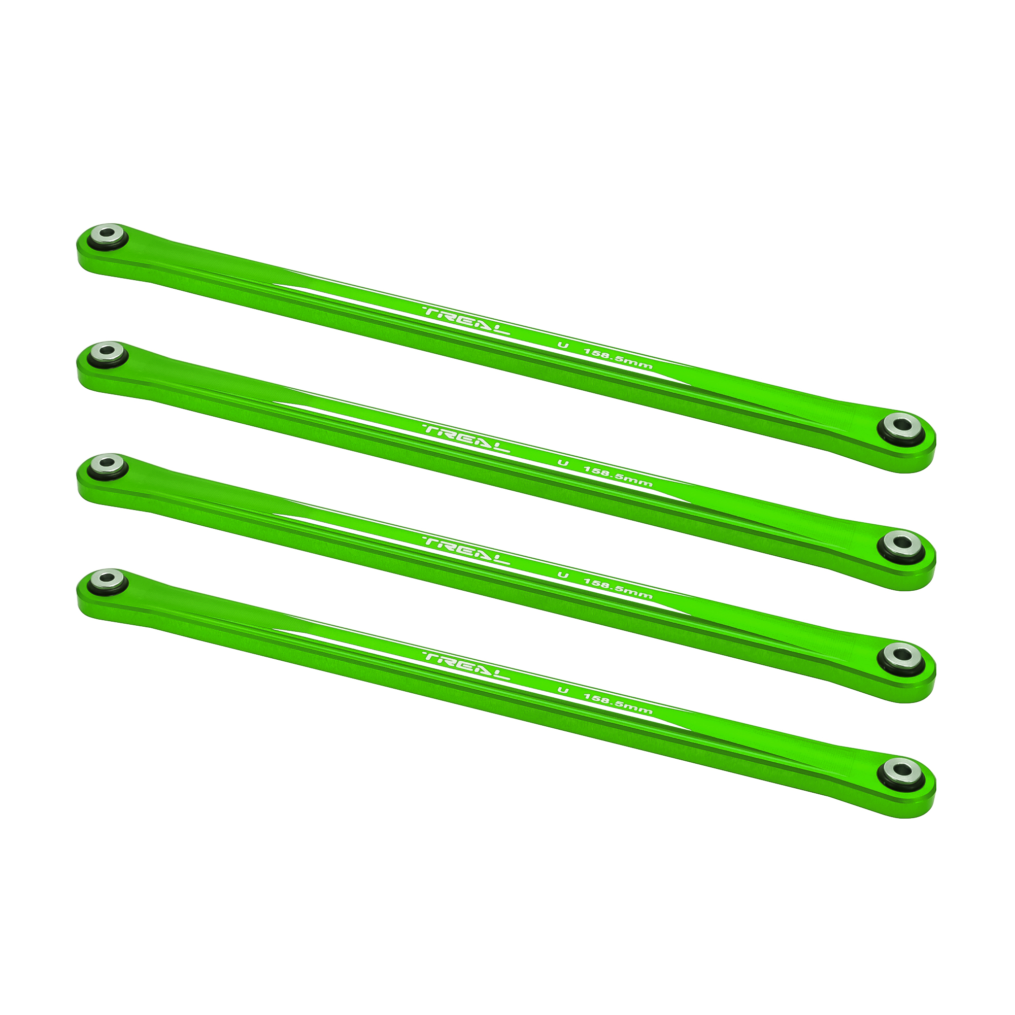 TREAL Aluminum 7075 Upper Links (4) 158.5mm for Losi LMT 4WD