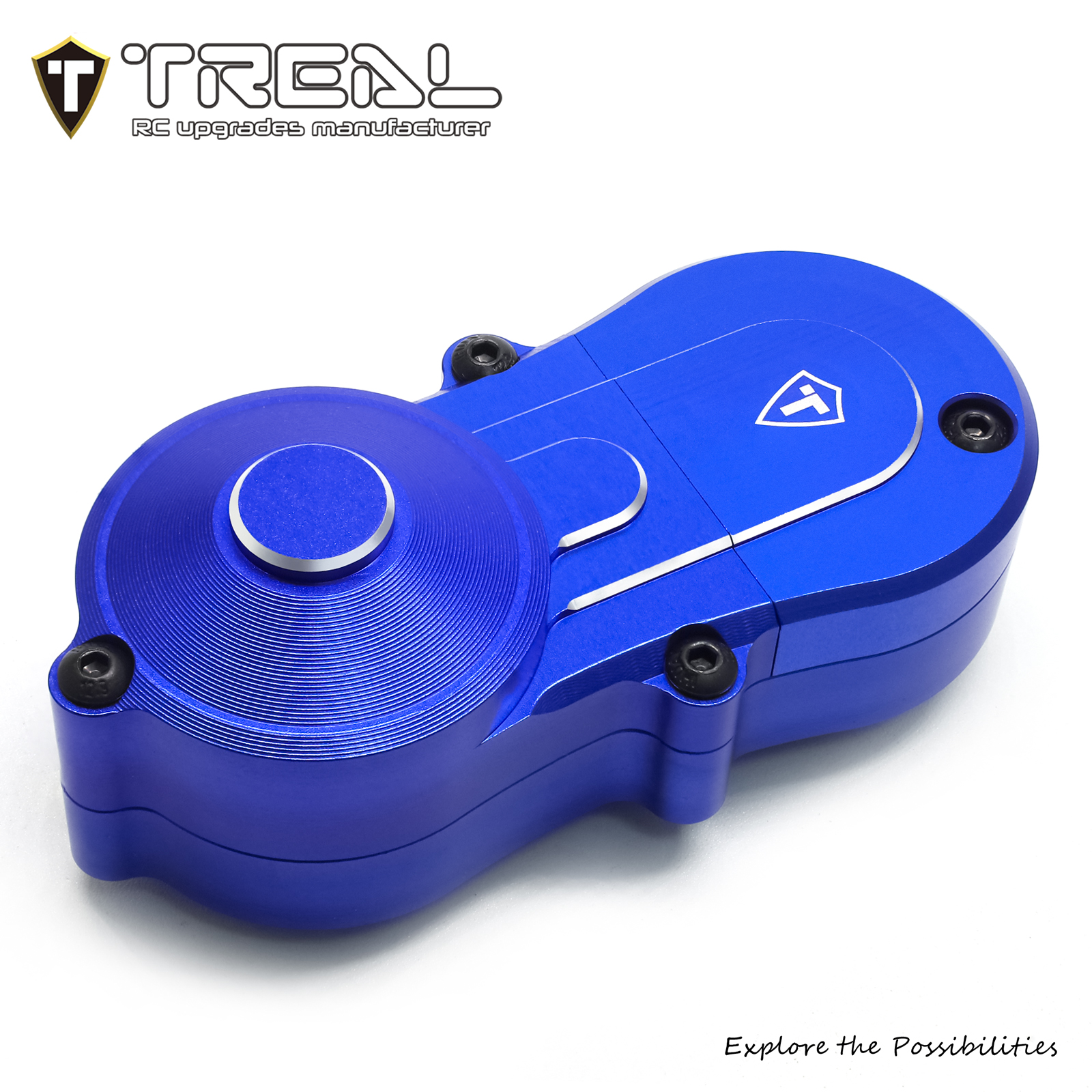 Treal Aluminum 7075 Gearbox Housing for Losi LMT Monster Truck