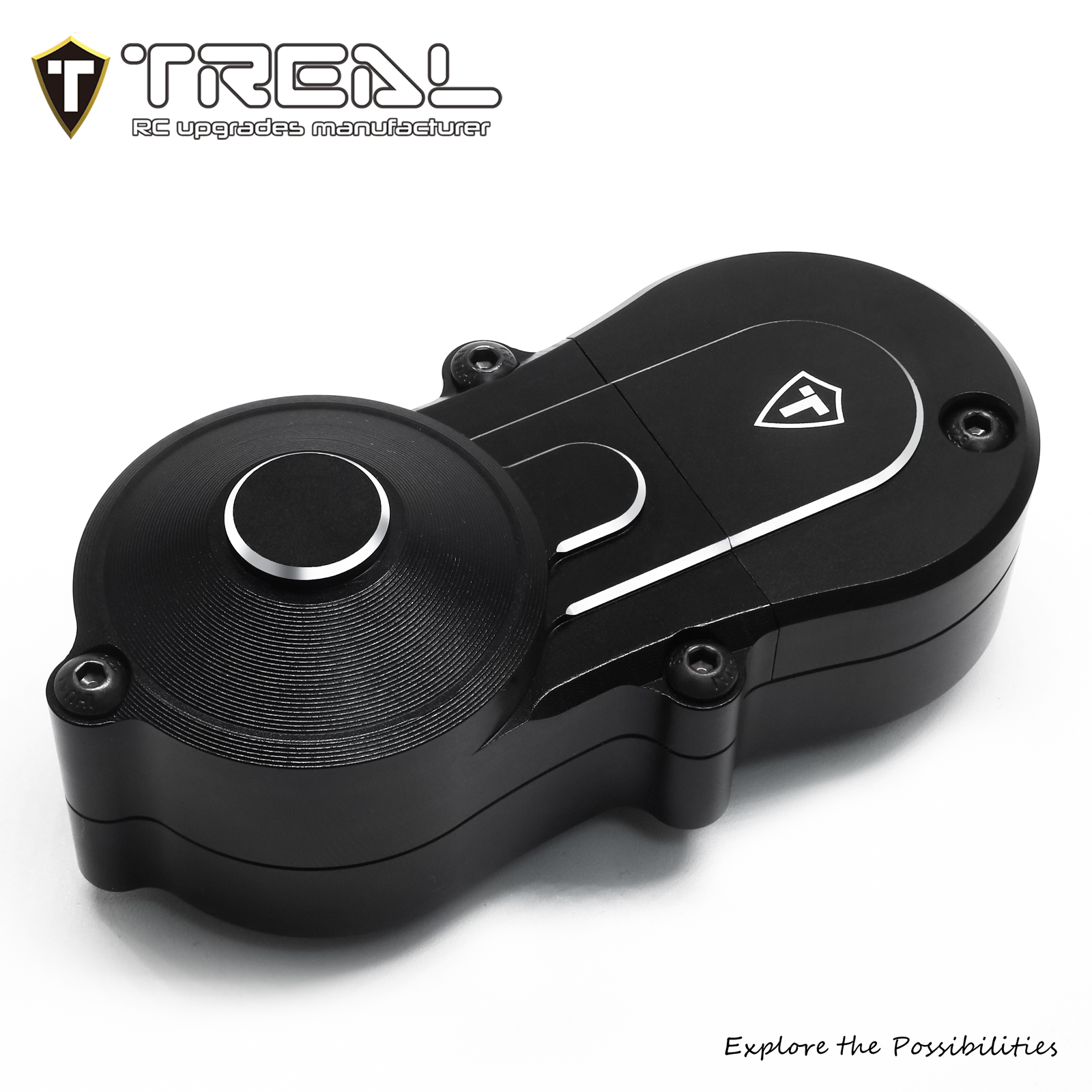 Treal Aluminum 7075 Gearbox Housing for Losi LMT Monster Truck