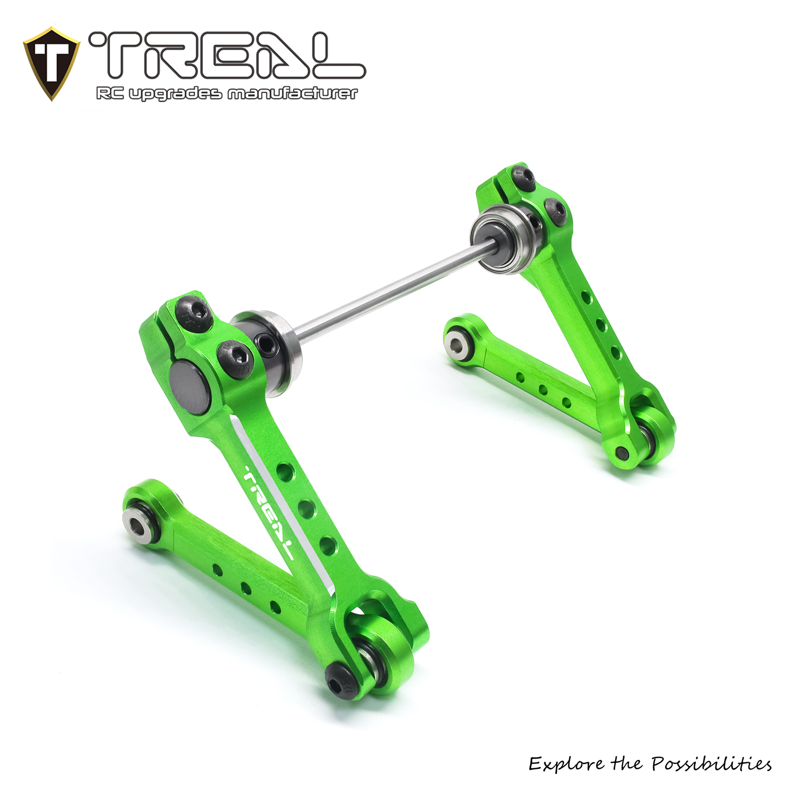 Treal Aluminum 7075 Sway Bar Set (F/R) 2pcs for Losi LMT