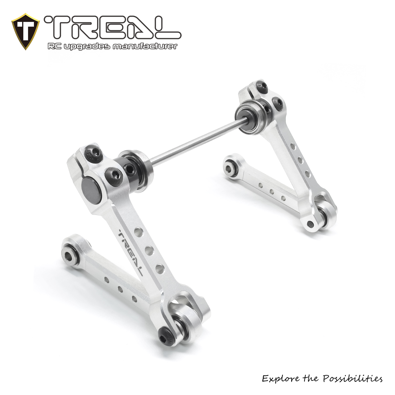 Treal Aluminum 7075 Sway Bar Set (F/R) 2pcs for Losi LMT Treal Aluminum 7075 Sway Bar Set (F/R) 2pcs for Losi LMT