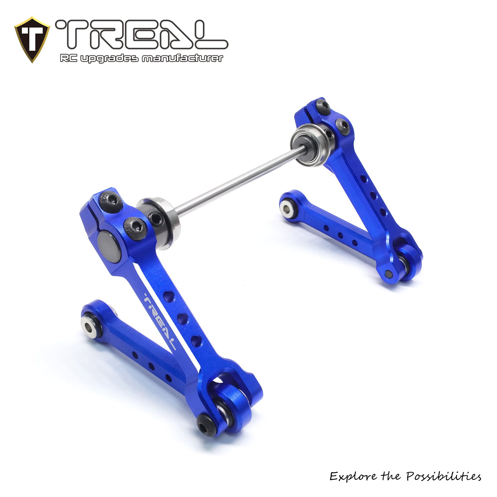 Treal Aluminum 7075 Sway Bar Set (F/R) 2pcs for Losi LMT