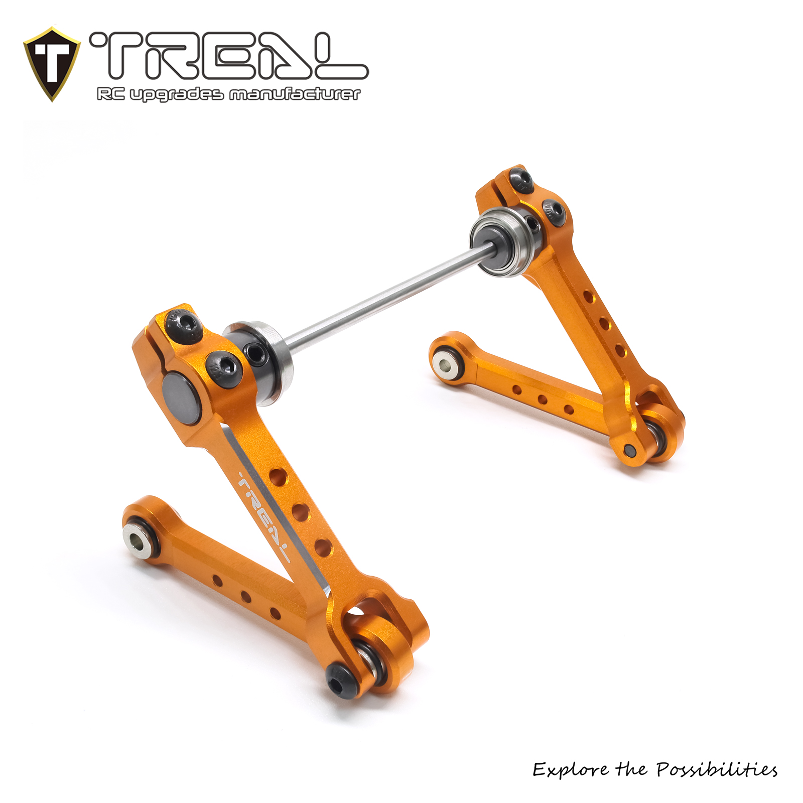 Treal Aluminum 7075 Sway Bar Set (F/R) 2pcs for Losi LMT