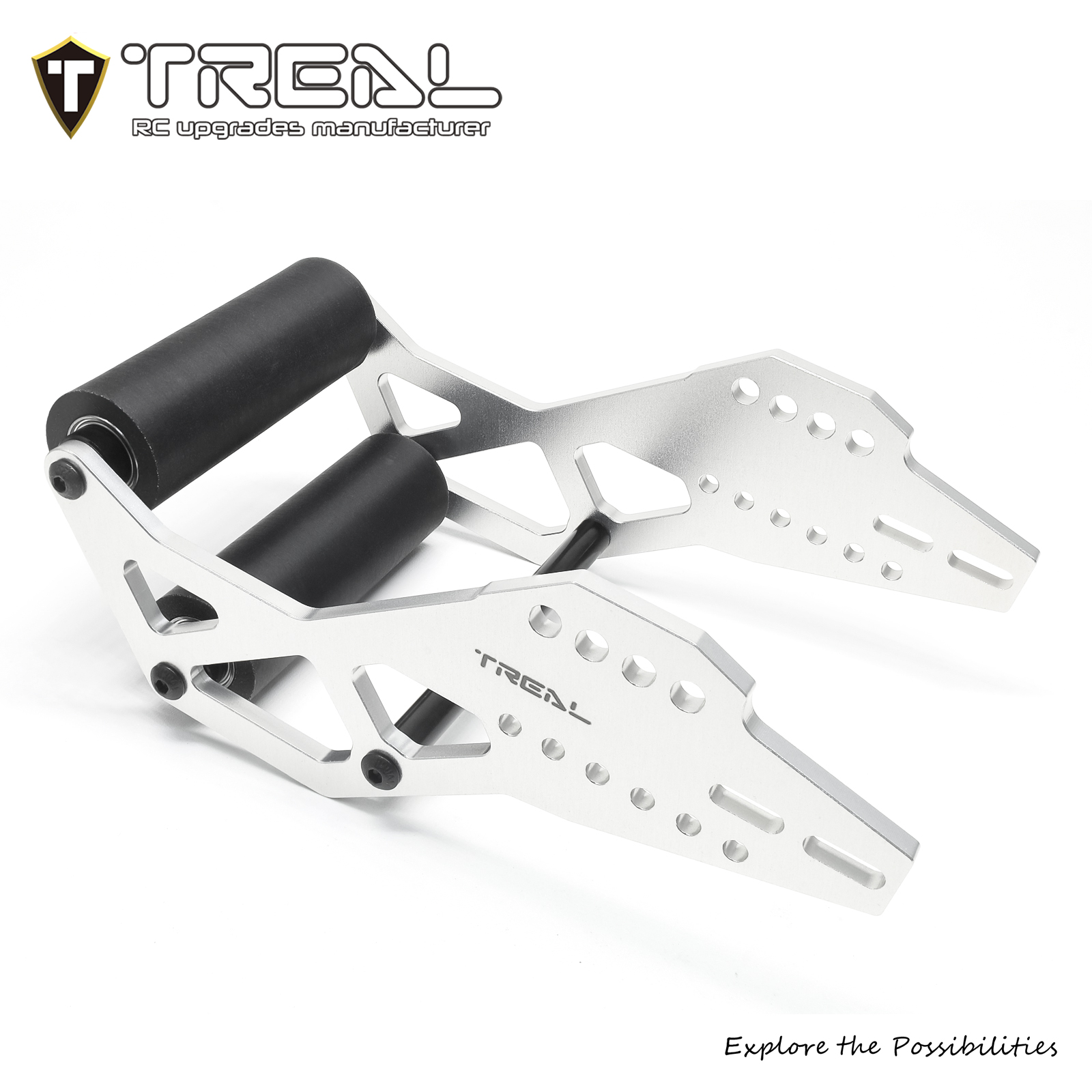 Treal Aluminum 7075 Wheelie Bar Adjustable for Losi LMT