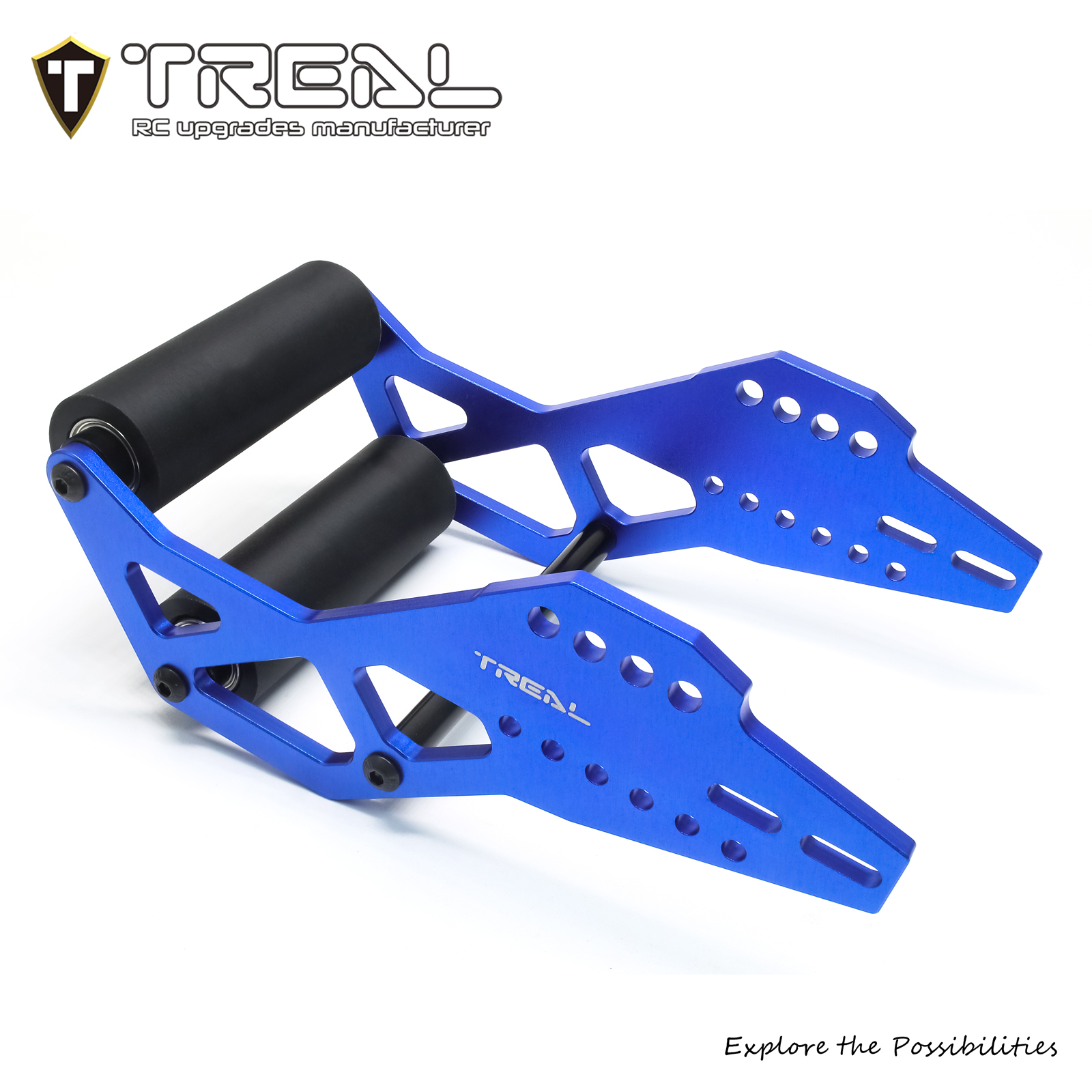 Treal Aluminum 7075 Wheelie Bar Adjustable for Losi LMT