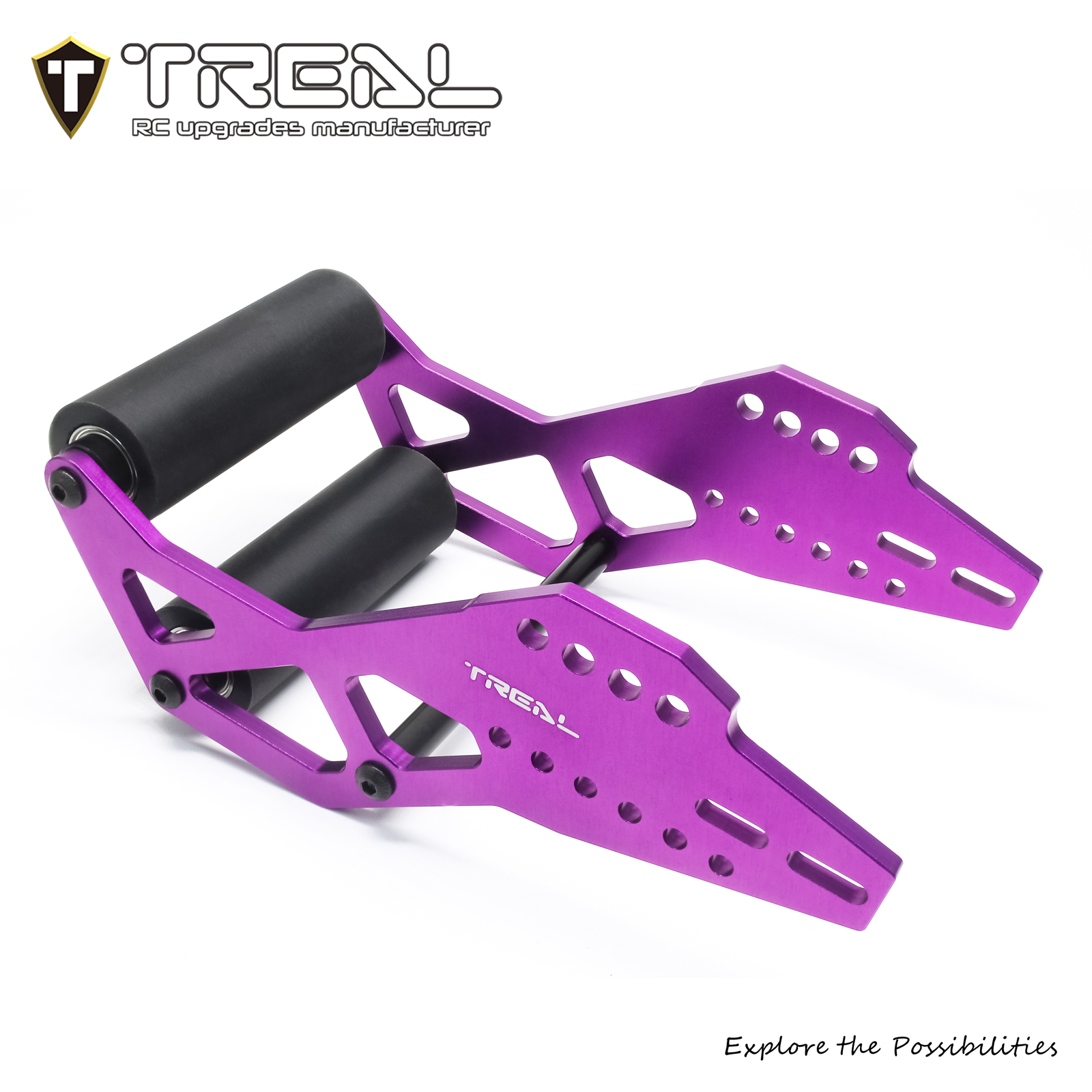 Treal Aluminum 7075 Wheelie Bar Adjustable for Losi LMT