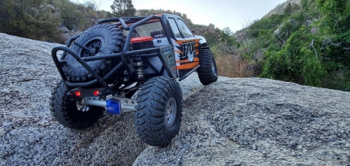 TREAL SCX6 Rear Axle Housing One Piece CNC Billet Machined