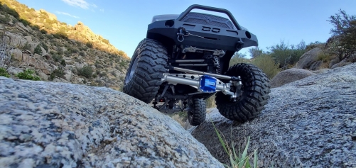 洋楽 Treal TREAL SCX6 Front Axle Housing One Piece CNC Billet Machined