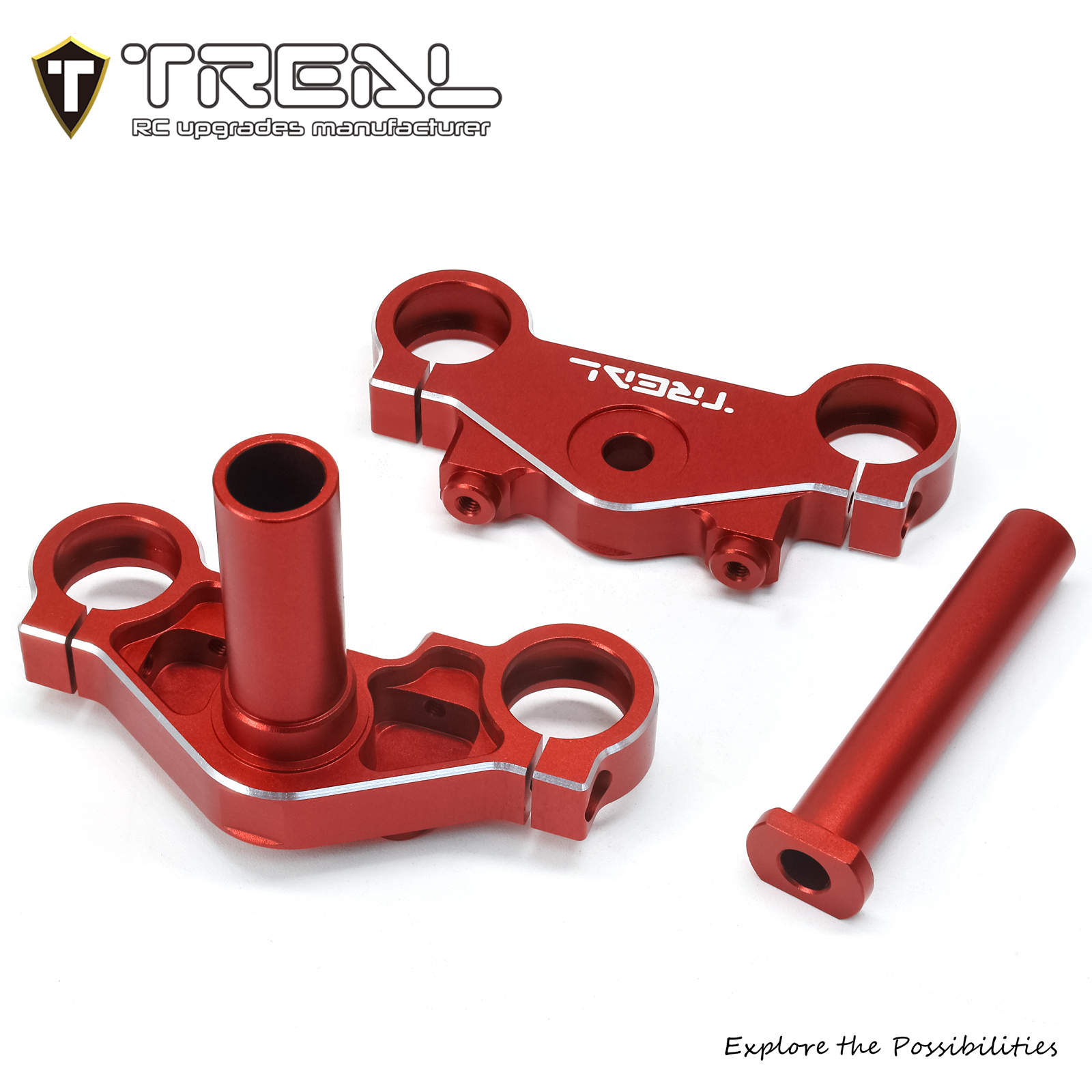 TREAL Losi Promoto MX Triple Clamp Set, CNC Machined Aluminum 7075