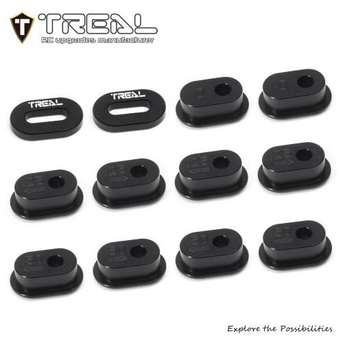 TREAL Aluminum 7075 Chain Tension Adjuster Set for Losi 1/4 Promoto-MX Motorcycle