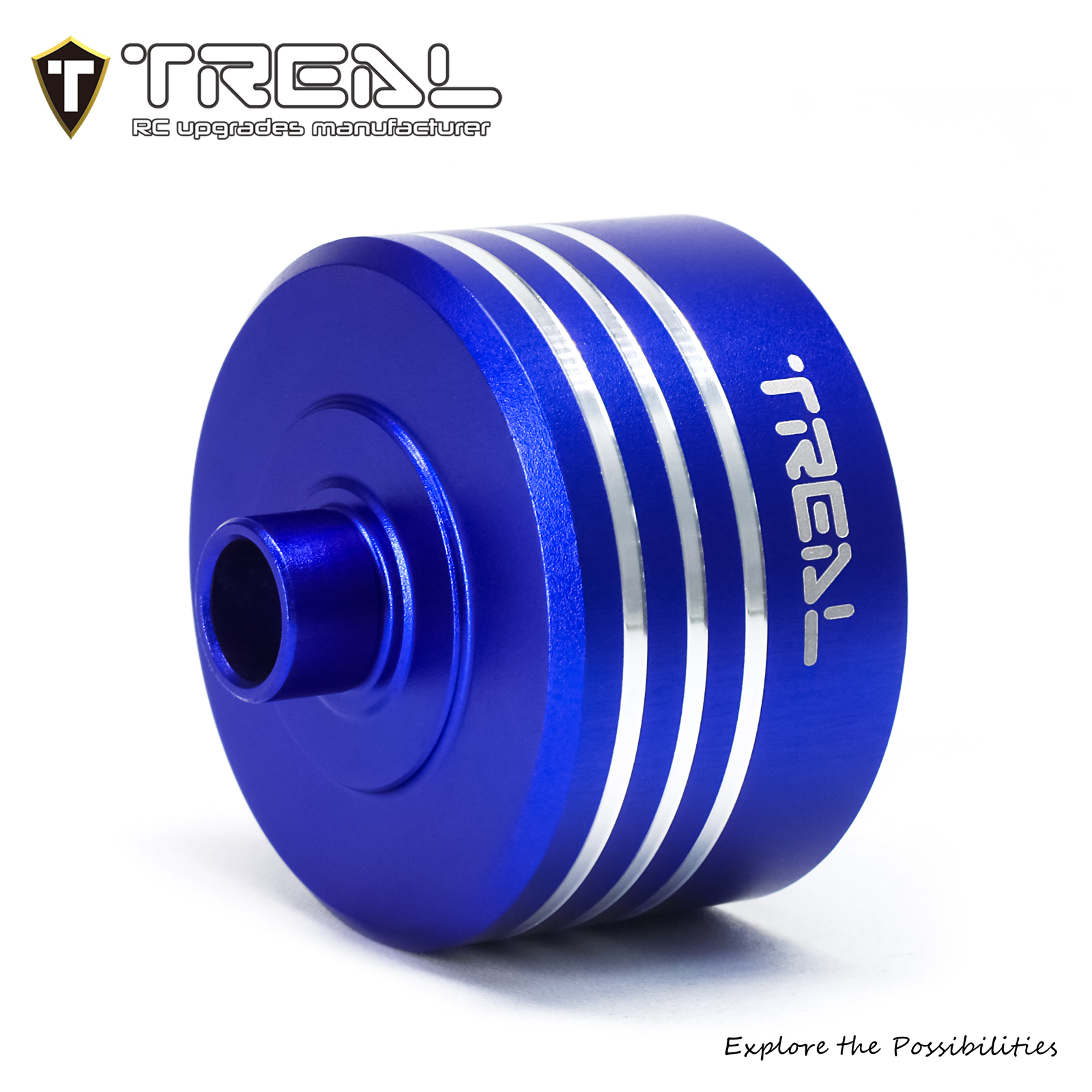Treal Aluminum 7075 Diff Housing for Losi LMT