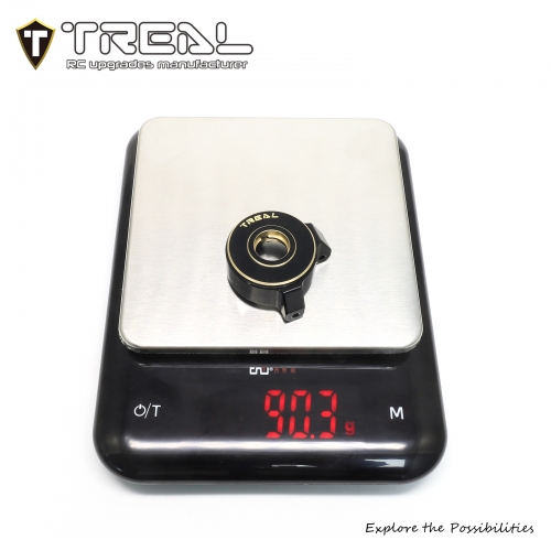 【Treal】　Element Enduro ブラス Cハブステアリングブロック TREAL Brass Front Steering Blocks Knuckles(2) Heavy Weight 90g/pc